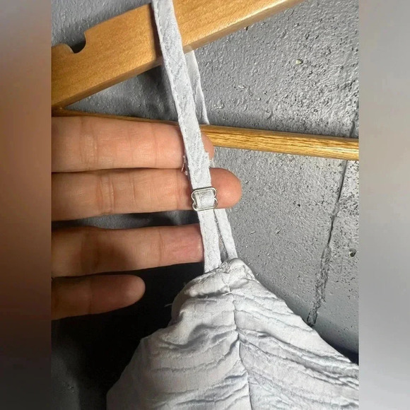 Lioness Keep on Rising Ruched Mini Dress in Sky Blue.  Size Small - Picture 5 of 7